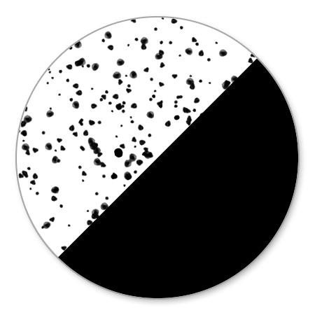Geometrisch met spetters
